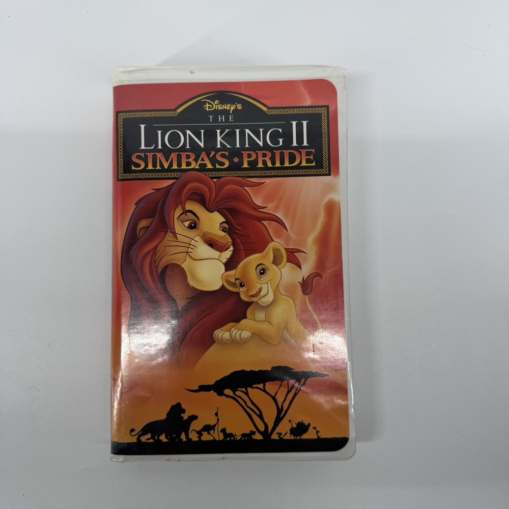 The Lion King II Simba's Pride VHS 1998 Disney‎ Clamshell